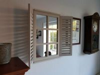 Spiegel "Fenster" 38x59cm altweiß mit Türen & Sprossen NEU/PAYPAL Nordrhein-Westfalen - Gütersloh Vorschau