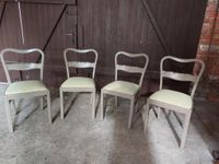 4 Stühle komplett restauriert Vintage Antik Esszimmer Küche Sachsen-Anhalt - Jübar Vorschau