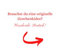 Gutschein * Deutsche Sprache * - Originelle Geschenkidee Thüringen - Jena Vorschau