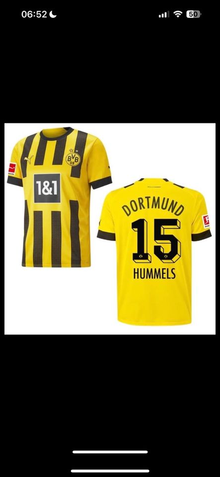 Mats Hummels Borussia Dortmund Trikot Home Authentic Herren 2023 in Hemau