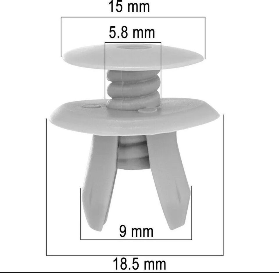 100tlg Befestigungs Clips für VW Transporter T4 T5 Innenverkleid in Bebra