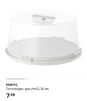 NEU Tortenträger Ikea Krispig grau 36cm Baden-Württemberg - Fellbach Vorschau