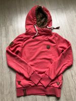 Naketano Damen Hoodie mit Fellkapuze, rot, S Baden-Württemberg - Achern Vorschau