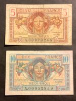 5 Francs + 10 Francs Trésor Français 1947 Geldscheine Banknoten Baden-Württemberg - Trossingen Vorschau