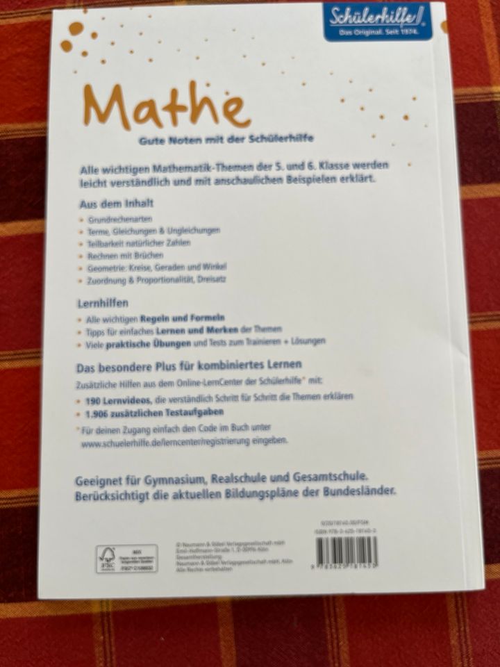 3 Bücher aus der Schülerhilfe Klasse 5-6 in Wildau