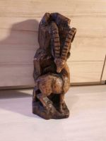 Schöne alte Holzfigur Steinbock 39 cm Dortmund - Lütgendortmund Vorschau