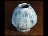 Vase handgetöpfert – Blumenvase – blau – Keramik Rheinland-Pfalz - Bad Dürkheim Vorschau
