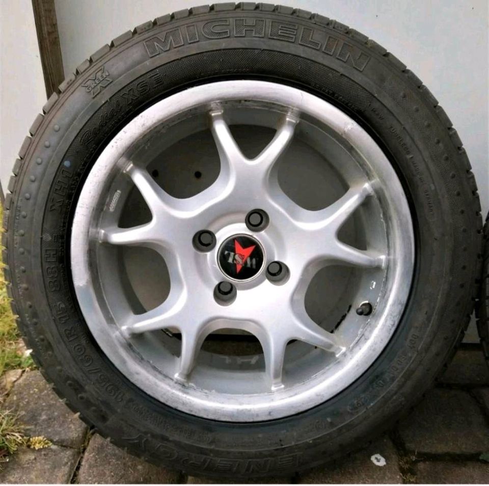 ALU Sommerkompletträder 7Jx15 195/60R15 Opel Astra Vectra Calibra in Lichtenau