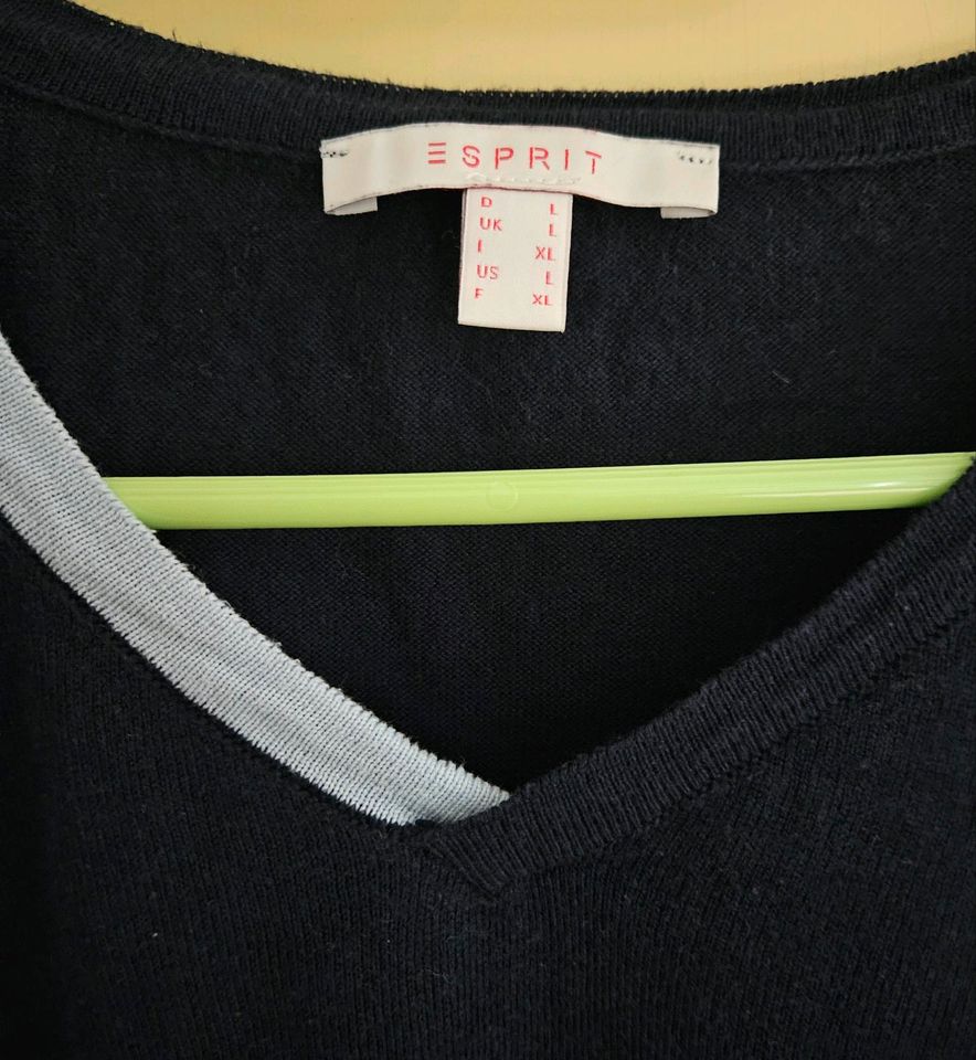 leichter Pullover ESPRIT Größe L Knopfleiste Baumwolle Viskose in Mettmann