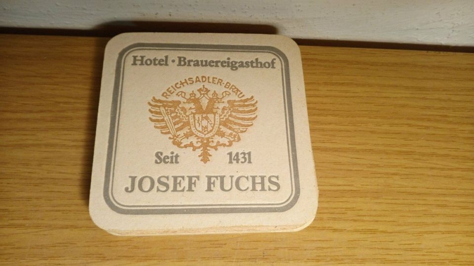 Steppach Reichsadlerbräu Bierdeckel Augsburg in Dillingen (Donau)