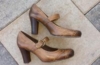 Tamaris Pumps Gr. 39 echt Leder Görtz braun beige High heels Hessen - Bad Zwesten Vorschau