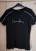 Emporio Armani Shirt schwarz mit Strass Gr L Sachsen - Zwenkau Vorschau
