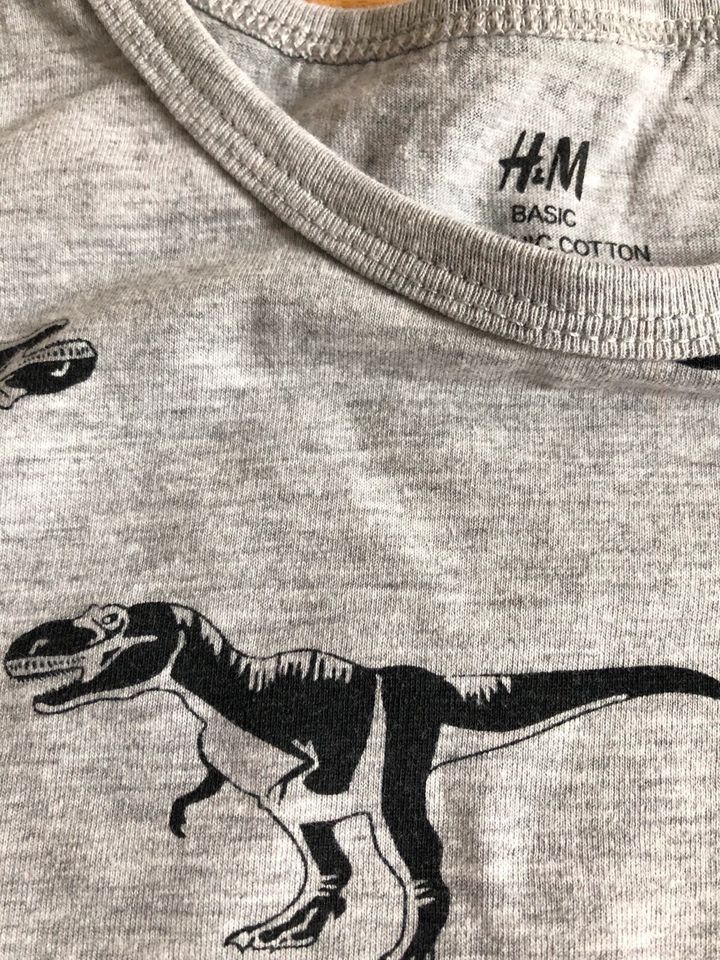 3x Tanktop Shirt H&M  Dino Feuerwehr Gr. 122/128 in Taunusstein