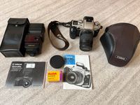 Canon EOS 50 Analogkamera mit EF 28-80 mm und Blitz Speedlit 299T Bayern - Erlangen Vorschau