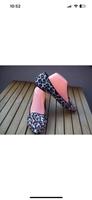 H&M Ballerinas Loafer  Gr. 41 Leo-Optik + Goldperlen Nordrhein-Westfalen - Heiden Vorschau