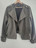 Jacke velourlederartig grün Gr.40 Wandsbek - Hamburg Farmsen-Berne Vorschau