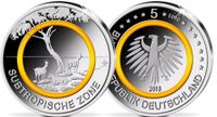 5 € Euro Münze subtropische Zone Berlin - Schöneberg Vorschau