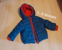 Süße dicke Baby Winterjacke blau rot 3 - 6 Monate ca. Gr. 62 68 Nordrhein-Westfalen - Overath Vorschau