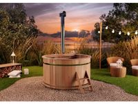 Badefass Bergen Whirlpool Hot Tub Pool inkl. Holzofen 180 cm Bayern - Bad Kissingen Vorschau