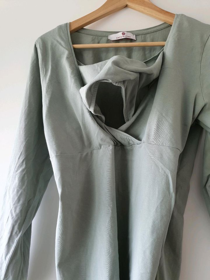 Stillshirt Umstandsshirt bellybutton XL 44 mint Langarmshirt in Gießen