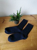 Wollsocken Schurwolle dunkelblau warm öko Schleswig-Holstein - Ahrensburg Vorschau