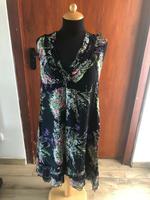 Florales schwarzes Sommerkleid von Dept Gr.L Nordrhein-Westfalen - Straelen Vorschau