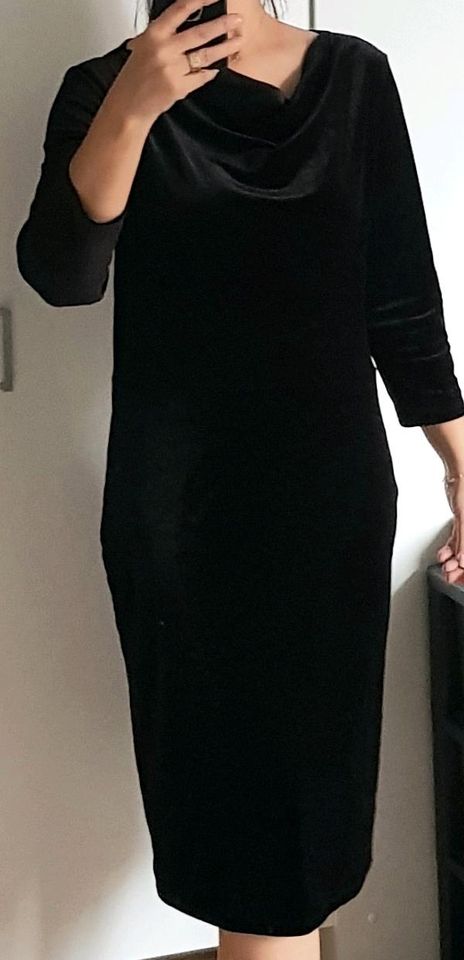 H&M Samtkleid, Kleid Gr L/40, schwarz, wNeu in Berlin