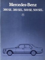 Prospekt Mercedes Benz 380 SE/SEL, 500 SE/SEL - 1981 Altona - Hamburg Groß Flottbek Vorschau