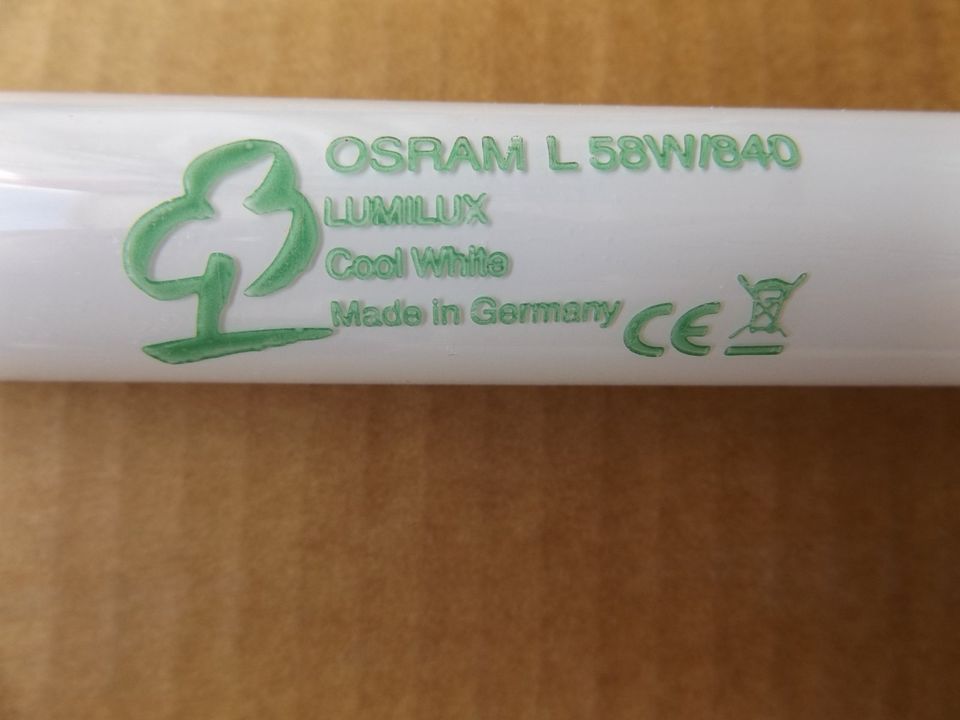 Osram Lumilux CoolWhite L58W / 840 1,5 Meter T26 NEU OVP in Freiburg im Breisgau