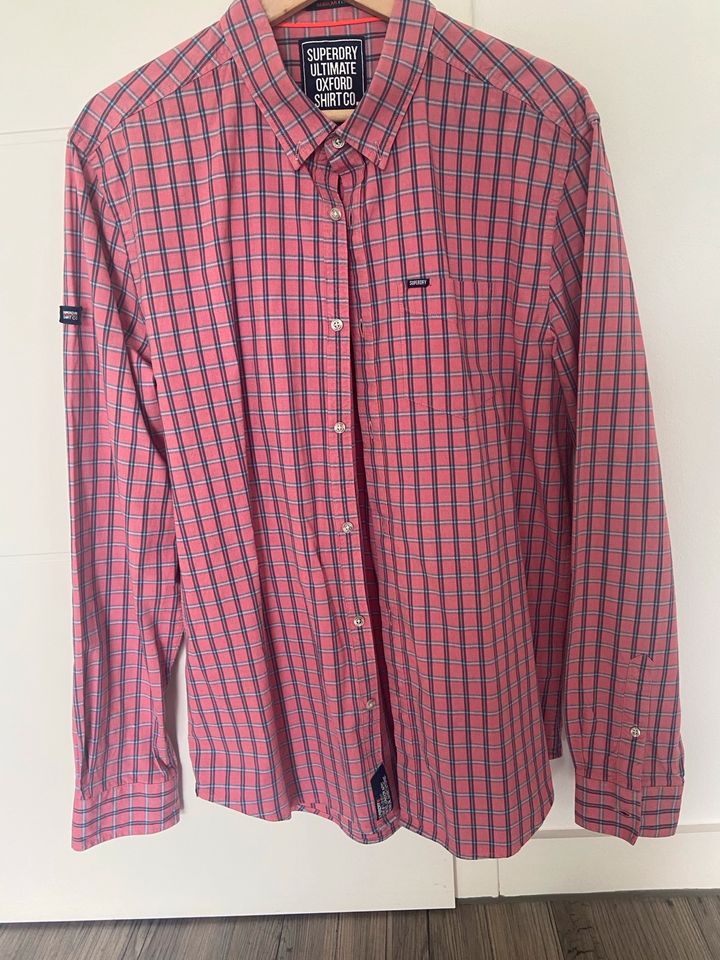 Superdry Herren Hemd Herrenhemd Shirt XL wie neu neuwertig in Meschede