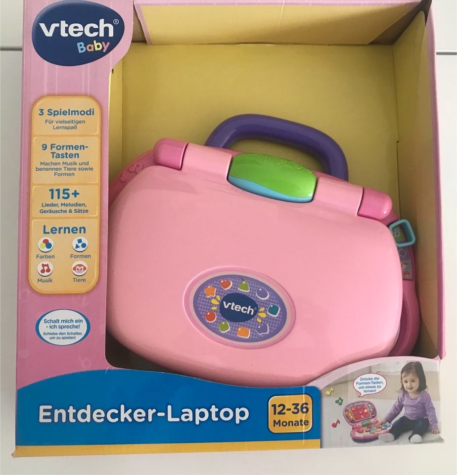 Vtech Entdecker-Laptop 12-36 Monate pink in Ehlscheid