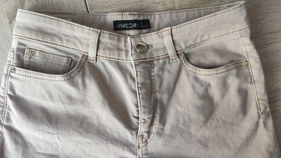 MARC CAIN Silea Jeans slim fit regular waist beige N3 38 neu in Saarbrücken