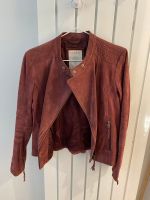 Esprit Velourslederjacke Biker Farbe weinrot Saarland - Merzig Vorschau