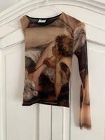 Zara mesh oberteil top art kunst venus and love gr. S Bayern - Neunburg Vorschau