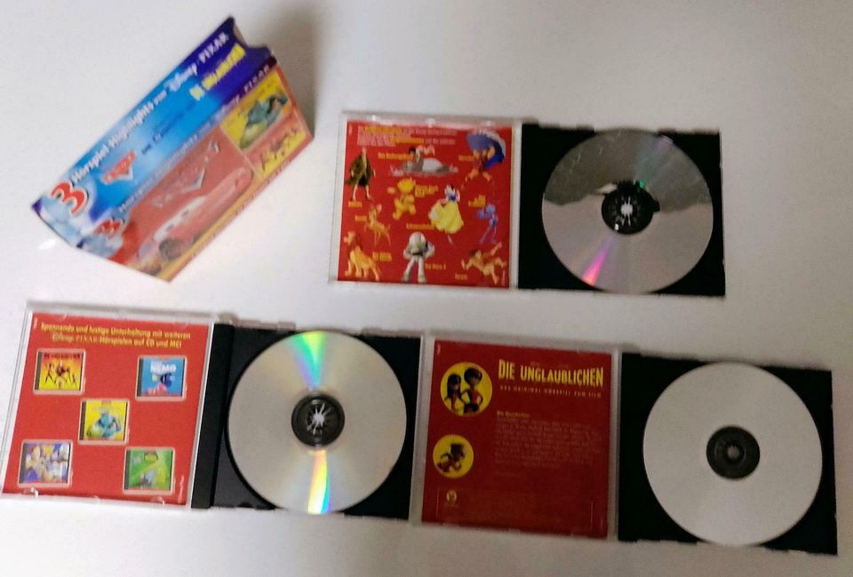 Disney Hörspiel Set 3 CDs; Cars, Die Unglaublichen, Monster AG in Brietlingen