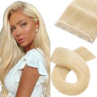 Silk-co Echthaar Clip in Extensions, 55cm, 100g, Bleichblond, NEU Nordrhein-Westfalen - Moers Vorschau