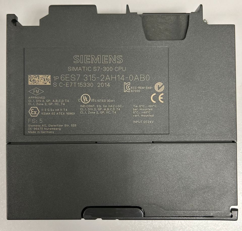 Siemens Simatic S7-300 6ES7 315-2AH14-0AB0 + micro memory card in Schorndorf