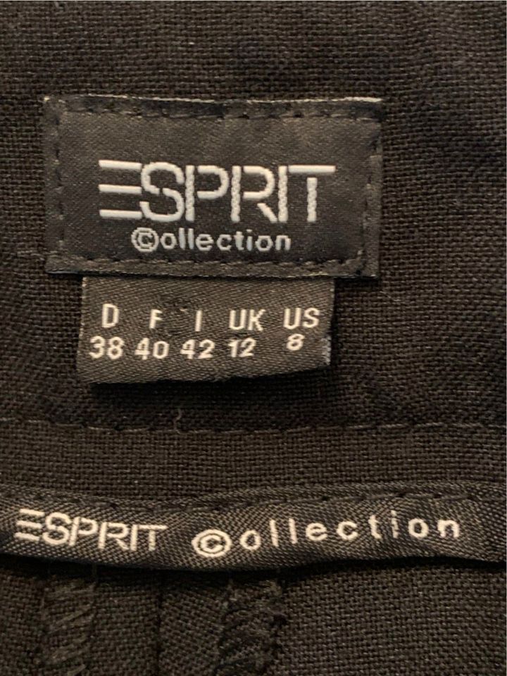 Esprit Hosenanzug, schwarz, Gr. 38 in Bremen