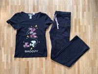 Schlafanzug T-Shirt & Hose schwarz Snoopy Aufdruck H&M Gr. XS Kr. München - Ottobrunn Vorschau