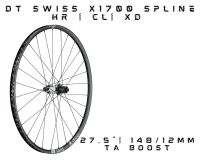 DT Swiss X1700 Spline HR Laufrad 27,5" Boost 22,5mm CL XD Lindenthal - Köln Sülz Vorschau