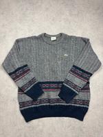 Vintage Lacoste Strickpullover mit Muster Size L Grau Blau Baden-Württemberg - Buchen (Odenwald) Vorschau