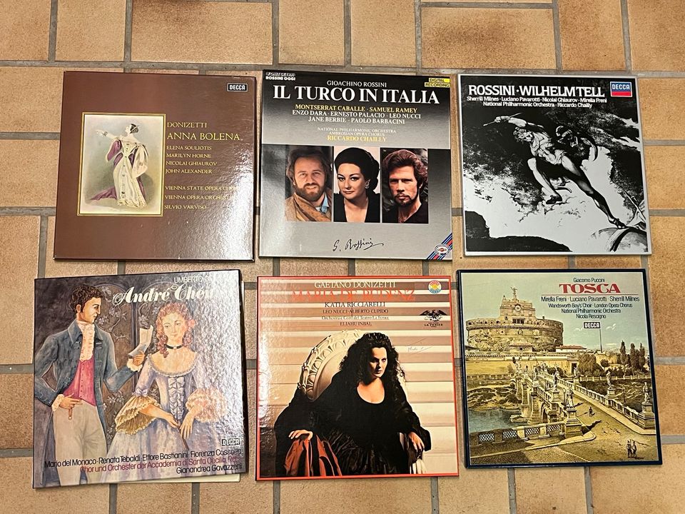 Konvolut Schallplatten Sammlung LP Oper Theater *anschauen* in Pforzheim