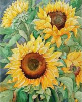 Diamond Painting Bild Sonnenblumen runde Steine 30x40cm NEU Nordrhein-Westfalen - Solingen Vorschau