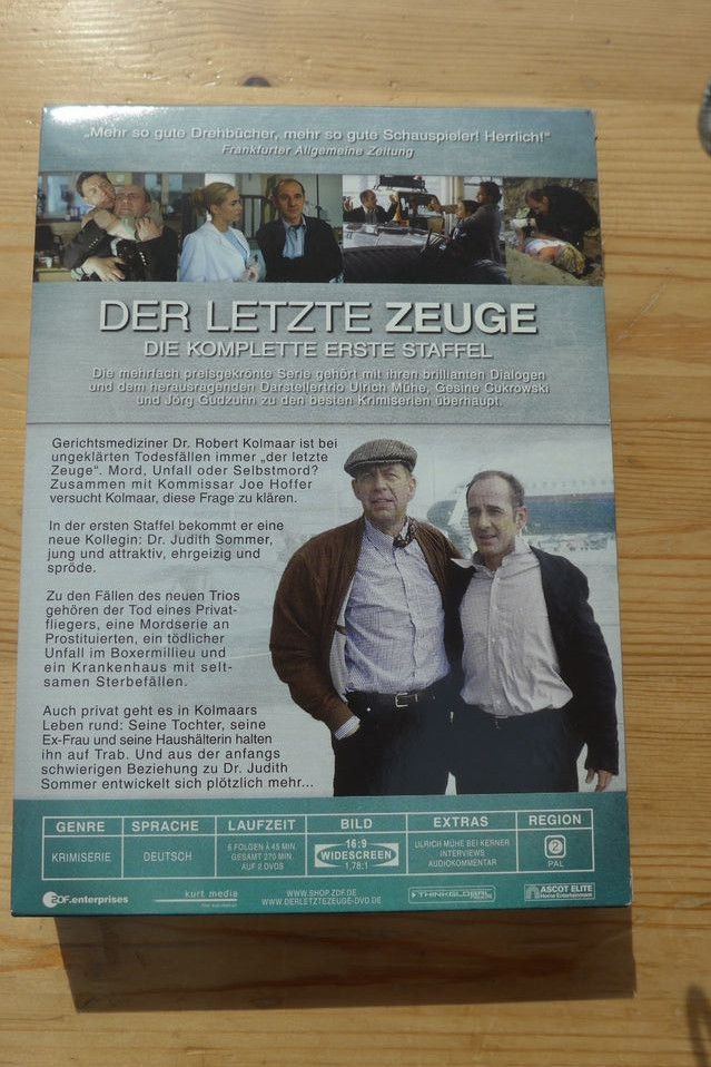 DVD "Der letzte Zeuge" 1. Staffel in Krefeld