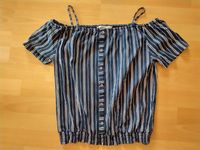 H&M Bluse blau / weiß Gr. 158/164 Niedersachsen - Schwarme Vorschau