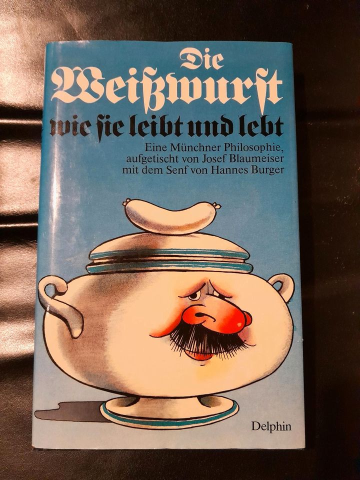 Die Weißwurst wie sie leibt und lebt, bayerisches Buch in Oberstdorf