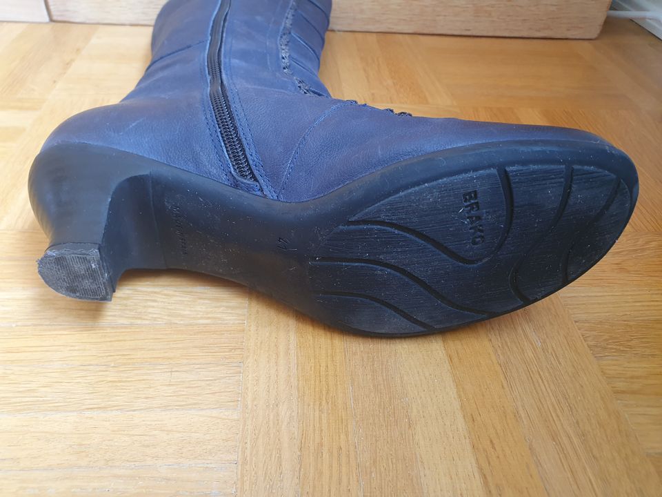 Brako Stiefel mistic - Leder, blau Gr. 41 in Hamburg