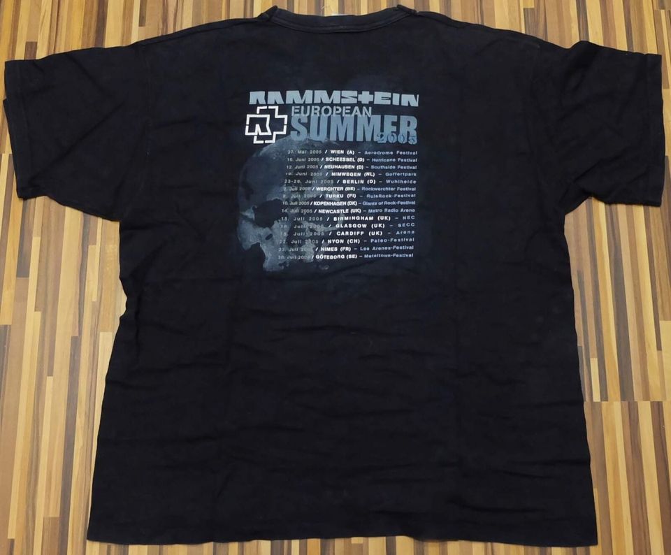 Rammstein T Shirt XL Reise Reise Tour 2005 Rosenrot Lifad Mutter in Berlin