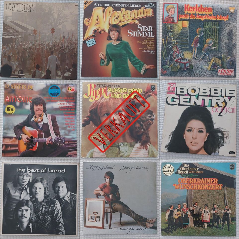 verschiedene LP's / Schallplatten (Rock, Classic, Märchen etc.) in Carlsberg