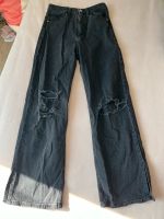 H&M Jeans Wide high waist 152 schwarz Niedersachsen - Vechelde Vorschau